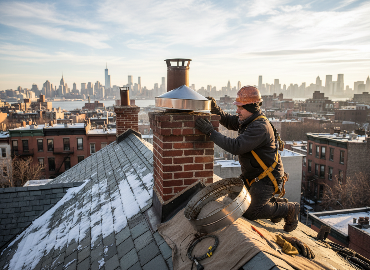 Chimney Cap Repair in West New York, NJ