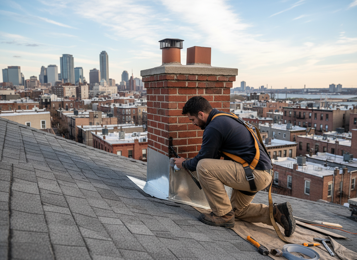 Chimney repair in Woodcliff