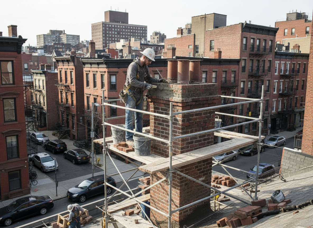Chimney Restoration in West New York, NJ