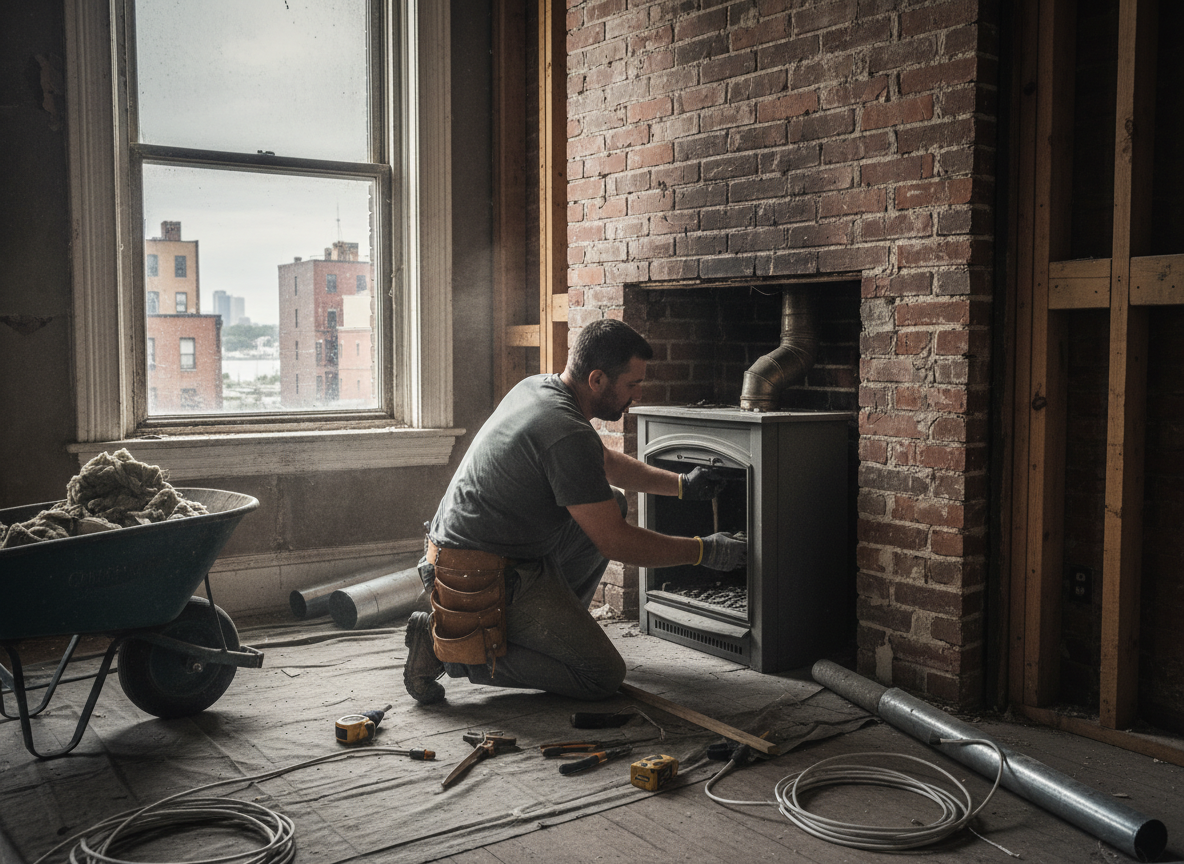 Chimney repair in Guttenberg