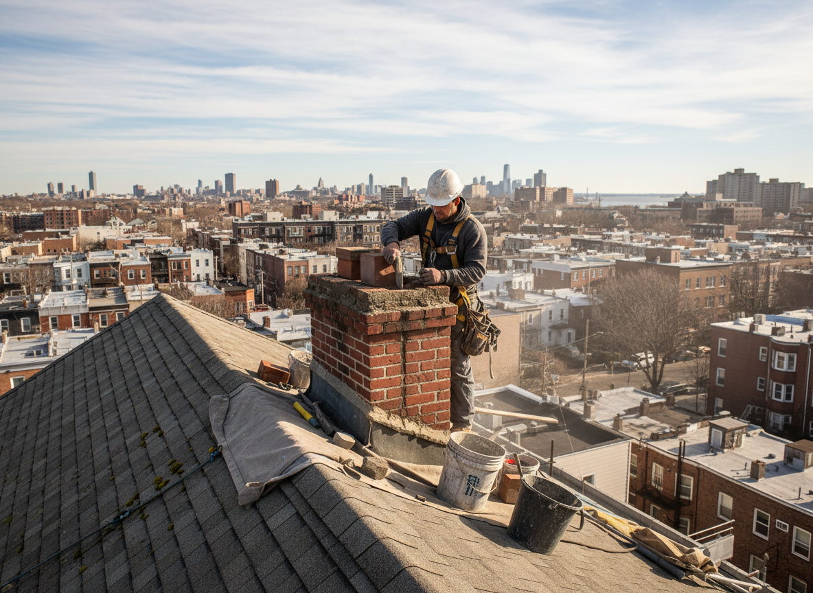Roof Chimney Repair in West New York, NJ